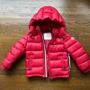 Moncler Red Kids Puffer Jacket